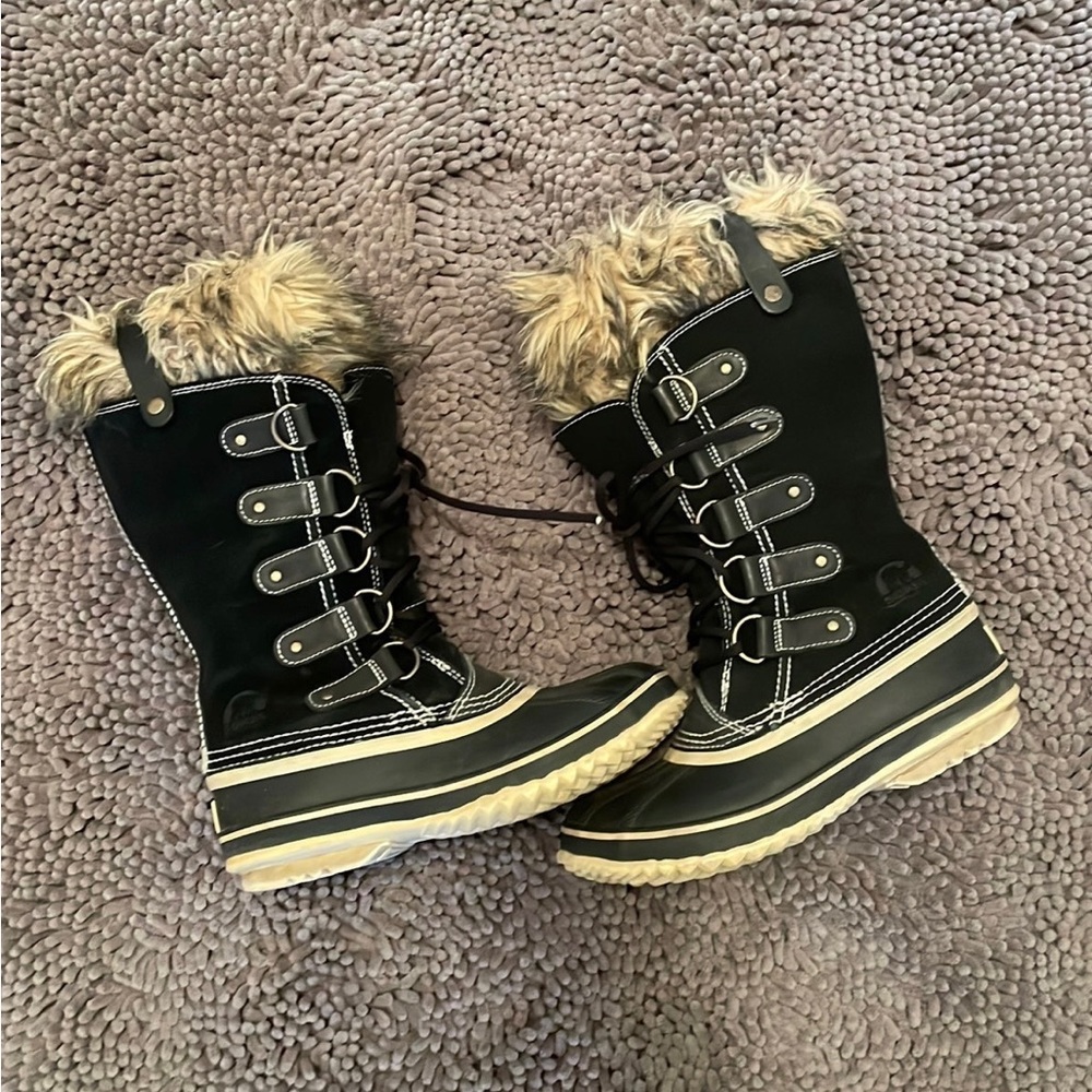 🖤🖤 Sorel Joan of Artic Boots Size 6 EUC!! 🖤🖤